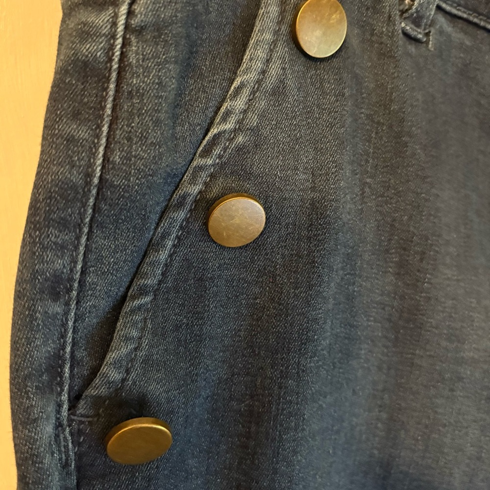 Christopher & Banks Blue Straight Leg Jeans - Picture 2 of 7